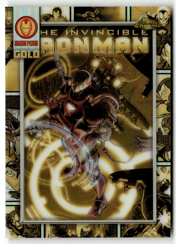 Scheda topps marvel chrome - topps,